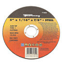 Cut-Off Wheel, Metal, Type 1, 5 in x 1/16 in x 7/8 in