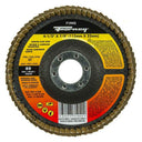 Curved Edge Flap Disc, 4-1/2 in x 7/8 in, 80 Grit
