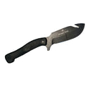 The Reagan Field Dressing Knife Black G10 Drop Black D2
