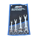 4PC METRIC FLEX-HEAD FLARE NUT WRENCH SET