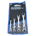 4PC SAE FLEX-HEAD FLARE NUT WRENCH SET