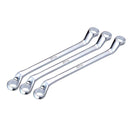 3PC 6PT BRAKE BLEEDER WRENCH SET - 75° DEGREE OFFSET