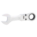 9MM QUAD DRIVE METRIC FLEX-HEAD STUBBY GEAR DRIVE WRENCH