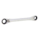 17MM X 19MM METRIC REVERSIBLE GEAR DRIVE DOUBLE BOX WRENCH - 15° OFFSET