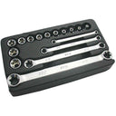 16PC 3/8" DRIVE E-TORX SOCKET & DOUBLE BOX WRENCH SET
