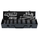 8PC 3/4" DRIVE 6PT METRIC DEEP IMPACT SOCKET SET
