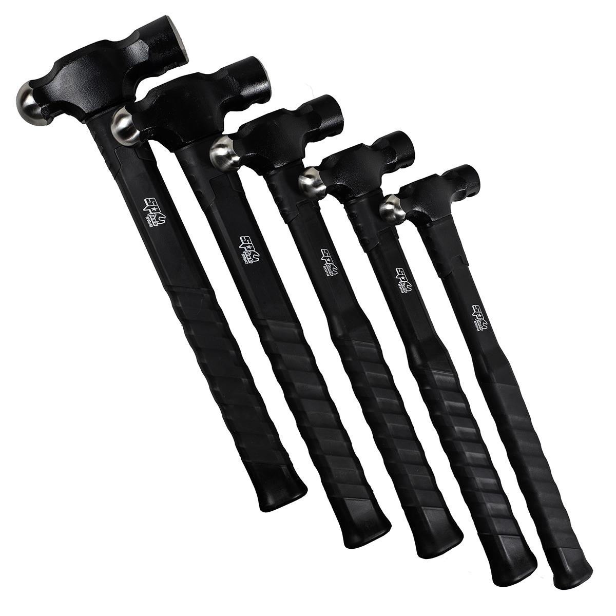 5PC BALL PEEN HAMMER SET - 8, 12, 16, 24, 32oz