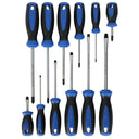 12PC PHILLIPS/FLAT TIP SOFT-GRIP SCREWDRIVER SET