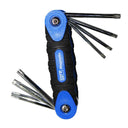 7PC TORX FOLDING MAGNETIC HEX KEY SET
