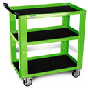 3 SHELF PROFESSIONAL ROLL CART - GREEN