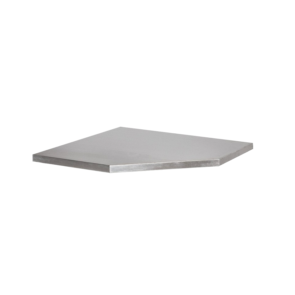 40" STAINLESS STEEL TOP (CORNER)