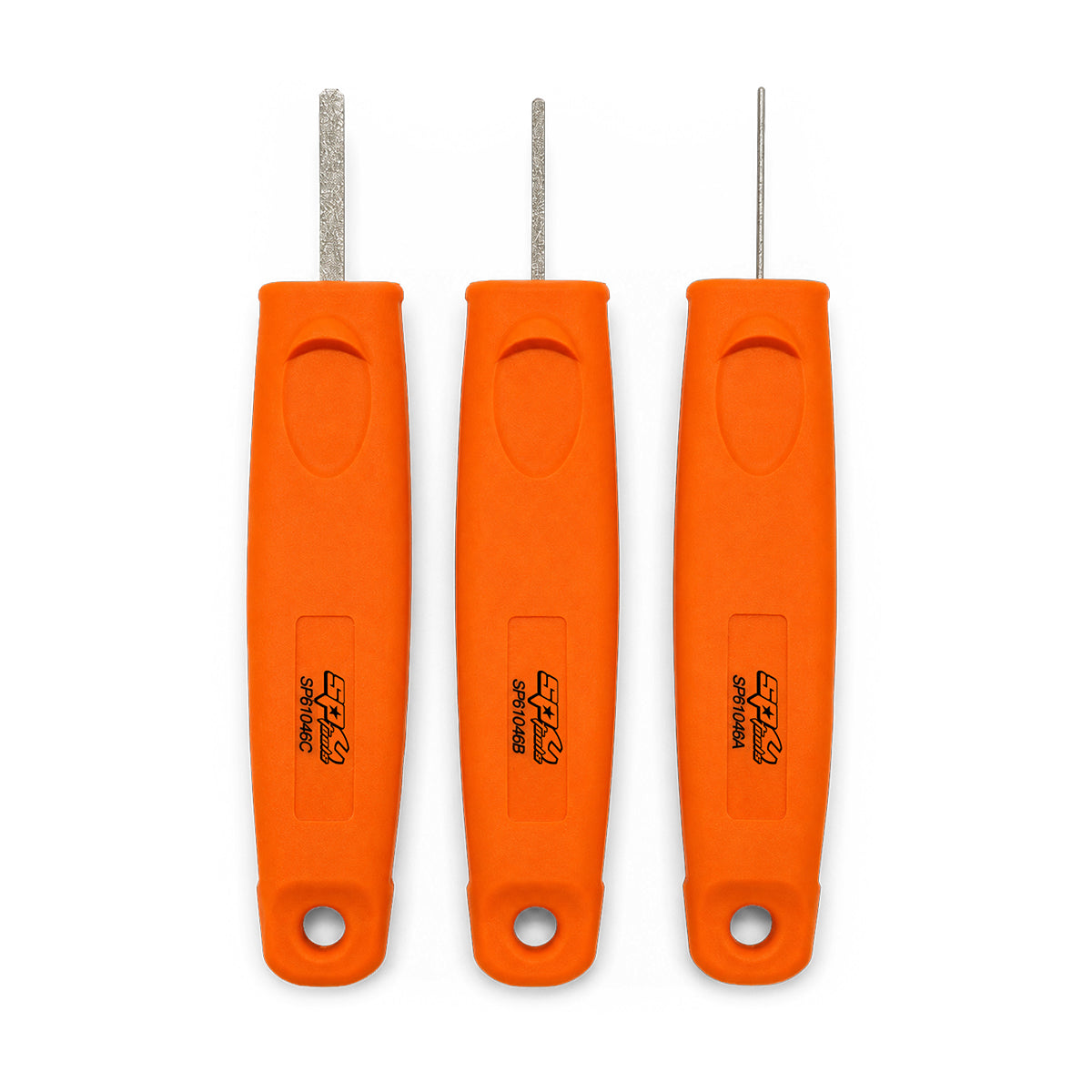 SP61046, auto electrical connector cleaning set, electrical connector cleaner, automotive terminal cleaner, electrical terminal cleaning tool, connector cleaning kit, electrical contact cleaner tool, corrosion removal tool, automotive electrical tools, electrical diagnostic tools, diamond coated connector cleaner, mechanic electrical tools