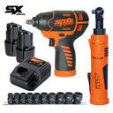 12V 3/8" SX DRIVE CORDLESS IMPACT WRENCH & MINI WRENCH KIT