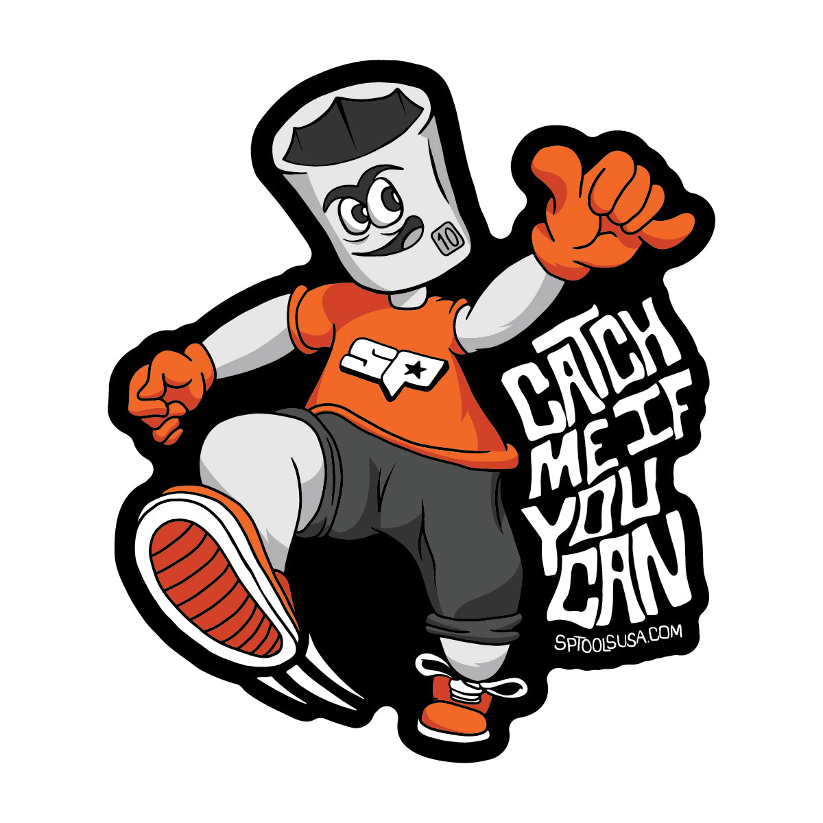 SP Catch Me If You Can 10MM Sticker