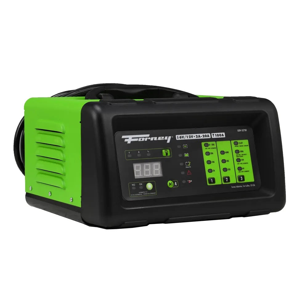Battery Charger, 6V at 2, 10, and 20 AMPs / 12V at 2, 10, 20, and 100 AMPs Start