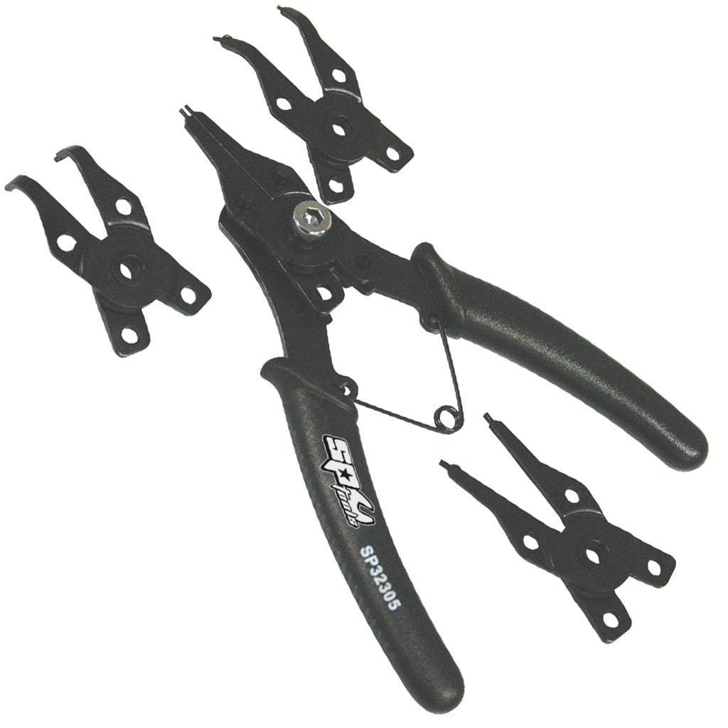 4PC INTERCHANGEABLE SNAP-RING PLIERS SET