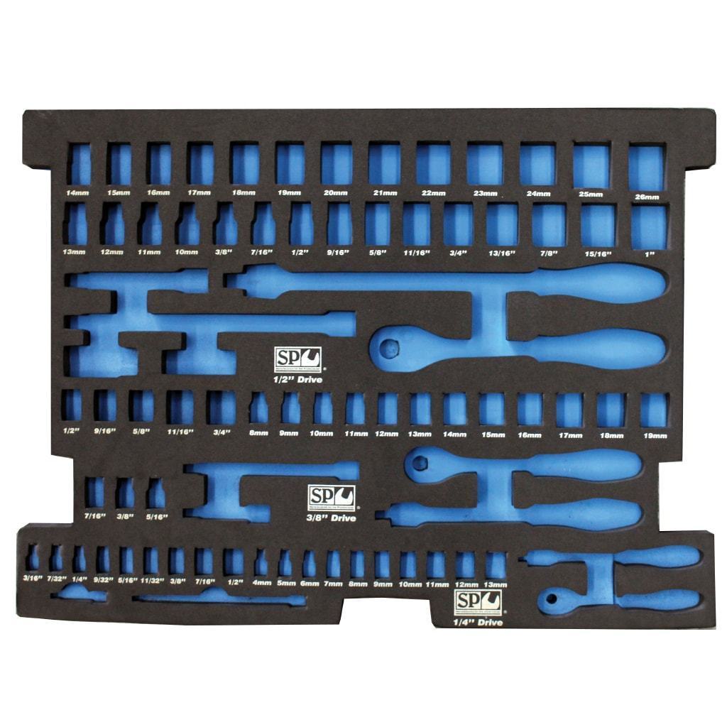 Foam Organizers for Shadowing Ratchets and Drive Accessories