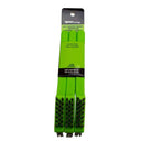 Scratch Brush with Plastic Handle, Stainless 3 x 7 Rows 3-Pack