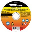 Cut-Off Wheel, Metal, Type 1, 4-1/2 in x 1/16 in x 7/8 in