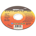 Cut-Off Wheel, Metal, Type 1, 4-1/2 in x .045 in x 7/8 in