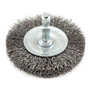Wire Wheel, Crimped, 2-1/2 in x .008 in x 1/4 in Hex Shank