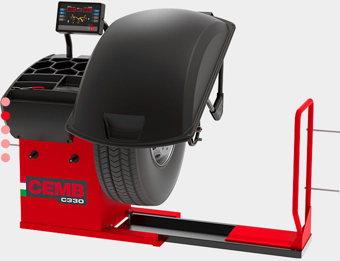 C330 DIGITAL AUTOMATIC TRUCK WHEEL BALANCER