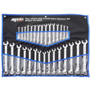 30PC METRIC/SAE QUAD DRIVE COMBINATION WRENCH SET