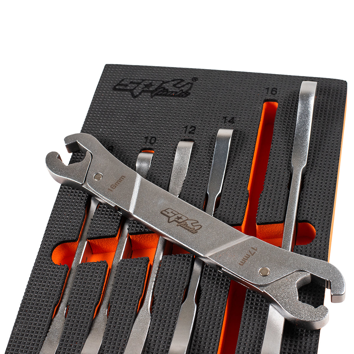 Ratcheting Flare Nut Wrench Set - Metric & SAE - 6pc