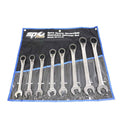 8PC METRIC JUMBO REVERSIBLE GEAR DRIVE WRENCH SET - 15° OFFSET