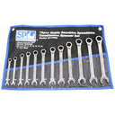 12PC METRIC SPEED DRIVE GEAR DRIVE WRENCH SET - 0° OFFSET