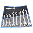 8PC METRIC JUMBO FLEX-HEAD GEAR DRIVE WRENCH SET