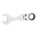 13MM QUAD DRIVE METRIC FLEX-HEAD STUBBY GEAR DRIVE WRENCH