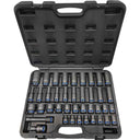 40PC 1/2" DRIVE METRIC IMPACT SOCKET SET - COLOR CODED
