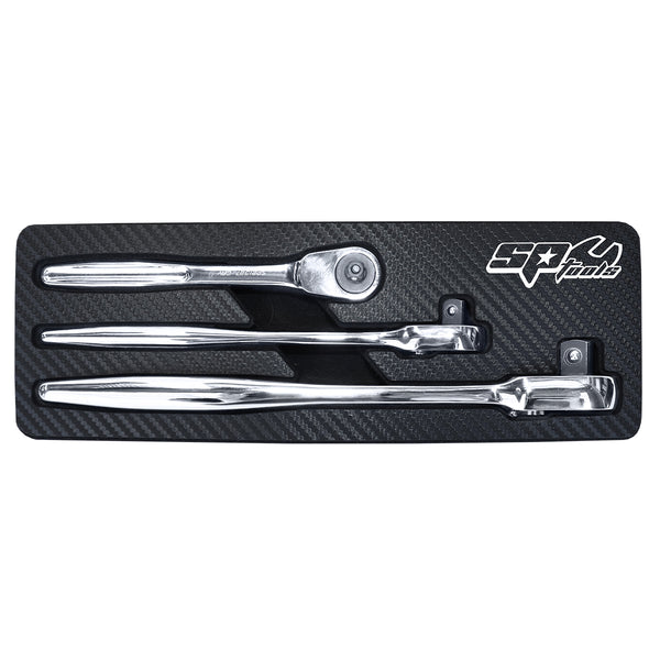 3PC ULTRA THIN RATCHET SET - 1/4", 3/8", 1/2" DRIVE - SP29349