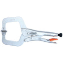 11" LOCKING C-CLAMP PLIERS - SWIVEL PADS