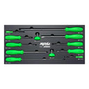 12PC PREMIUM SCREWDRIVER SET w/ CARBON FIBER EVA FOAM