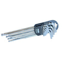 13PC METRIC L-SHAPED MAGNETIC BALL DRIVE HEX KEY SET