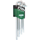 9PC TAMPER-PROOF TORX L-SHAPED STUBBY HEX KEY SET