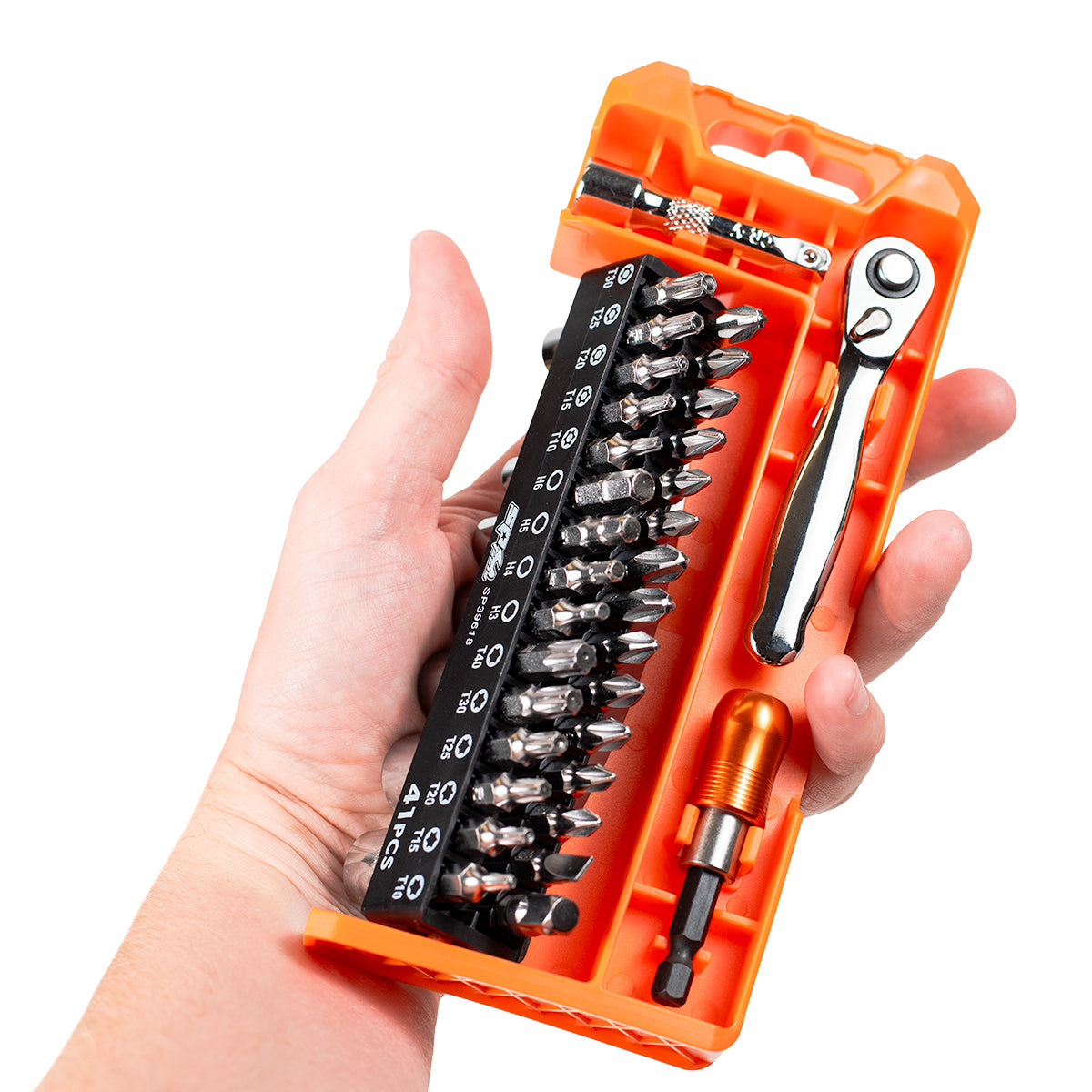 41PC RATCHET SOCKET & BIT SET
