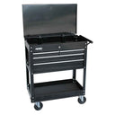 4-DRAWER ROLL CART - BLACK