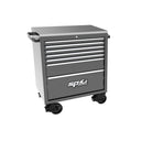 34" 7 Drawer Single Bank SUMO TRADE Toolbox Light Grey w/ Chome