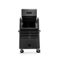 36" 4 Drawer SUMO TRADE Diagnostic Cart Lethal Grey w/ Blue Trim