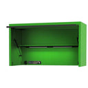 59" SUMO TRADE Power Hutch Green w/ Chrome Trim