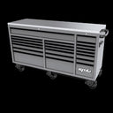 73" 21 Drawer SUMO TRADE Triple Bank Toolbox Light Grey w/ C