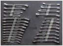 26PC METRIC/SAE GEARDRIVE & FLARE NUT WRENCH SET w/ EVA FOAM - CARBON FIBER TOP