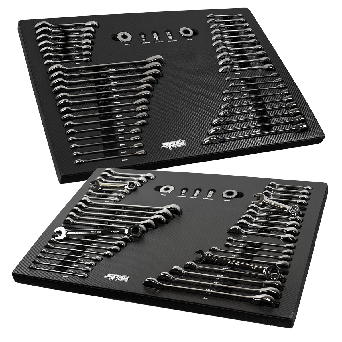 45PC METRIC/SAE - GEARDRIVE WRENCH SET - EVA CARBONFIBER TOP