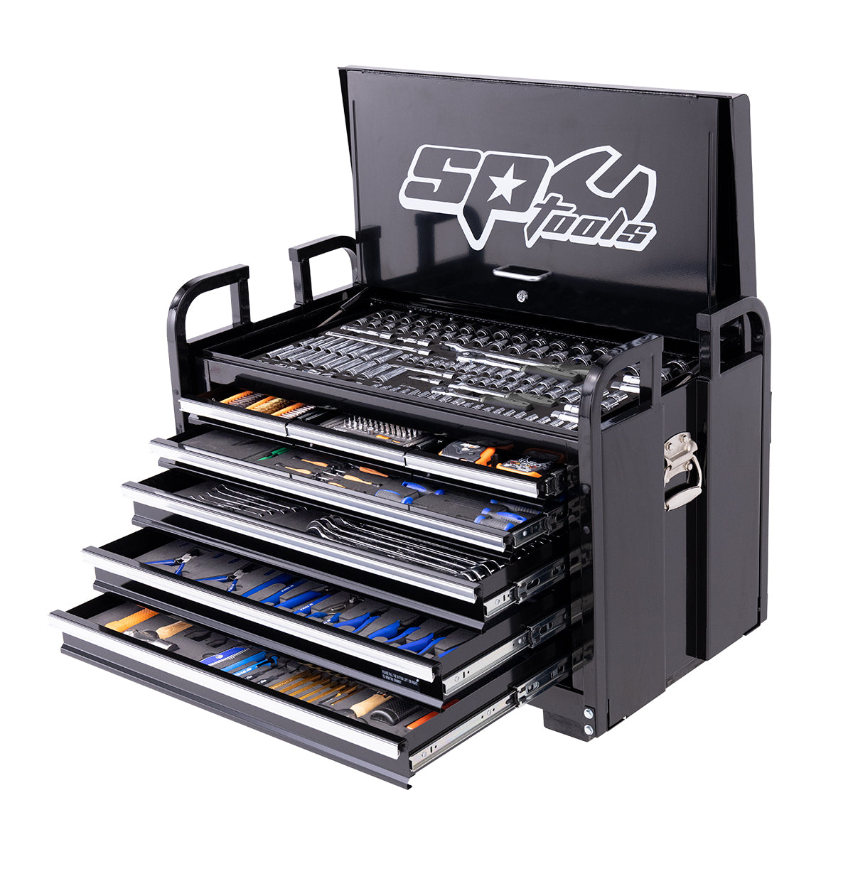TOOLKIT 413PC METRIC/SAE - BLACK 7 DRAWER FIELD SE