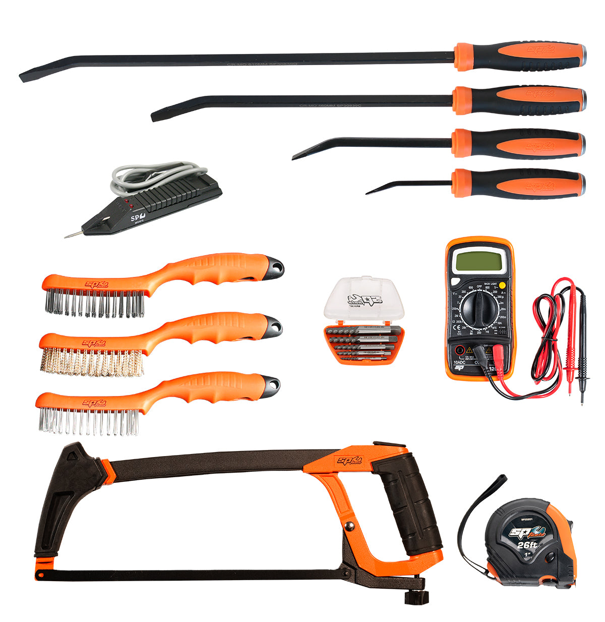 416PC - OFF ROAD SERIES FIELD SERVICE TOOL KIT - METRIC/SAE - BLACK/CHROME - SP50115