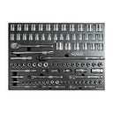 90PC 6PT METRIC/SAE SOCKET SET w/ EVA FOAM