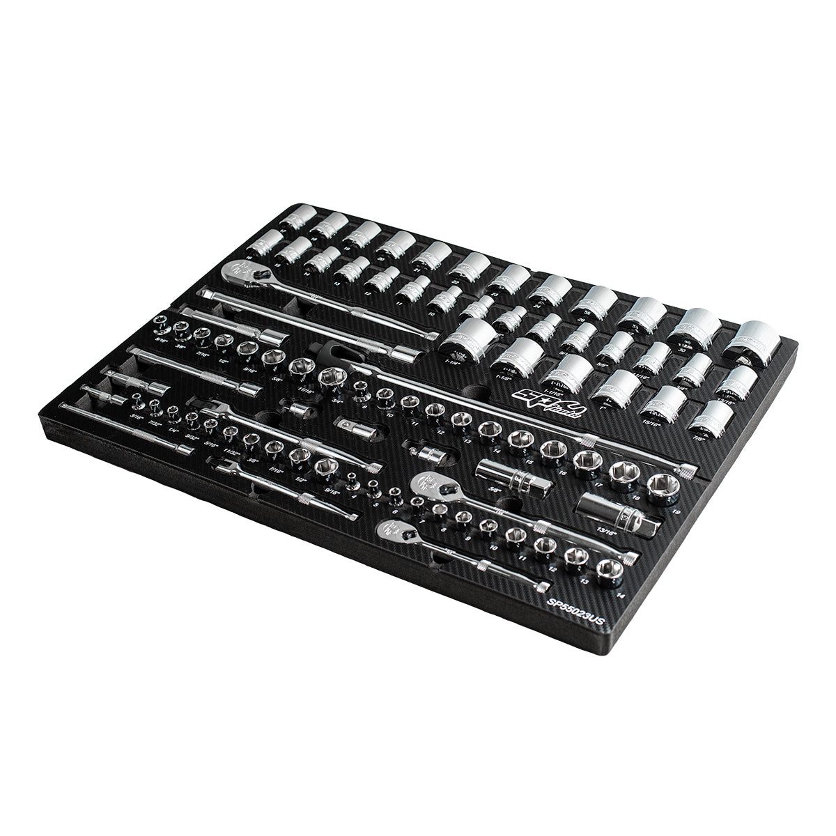 90PC 6PT METRIC/SAE SOCKET SET w/ EVA FOAM
